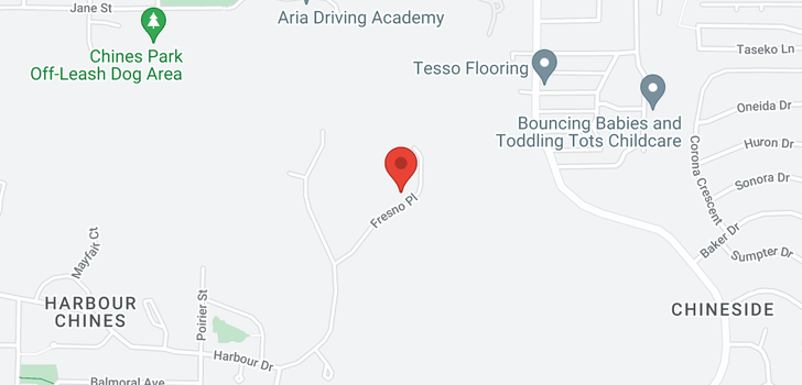 map of 936 FRESNO PLACE